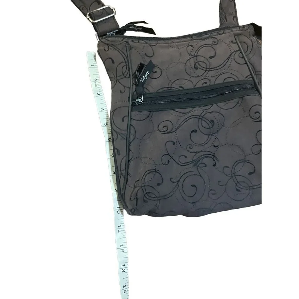 ‎Thirty one brown embroidered crossbody bag